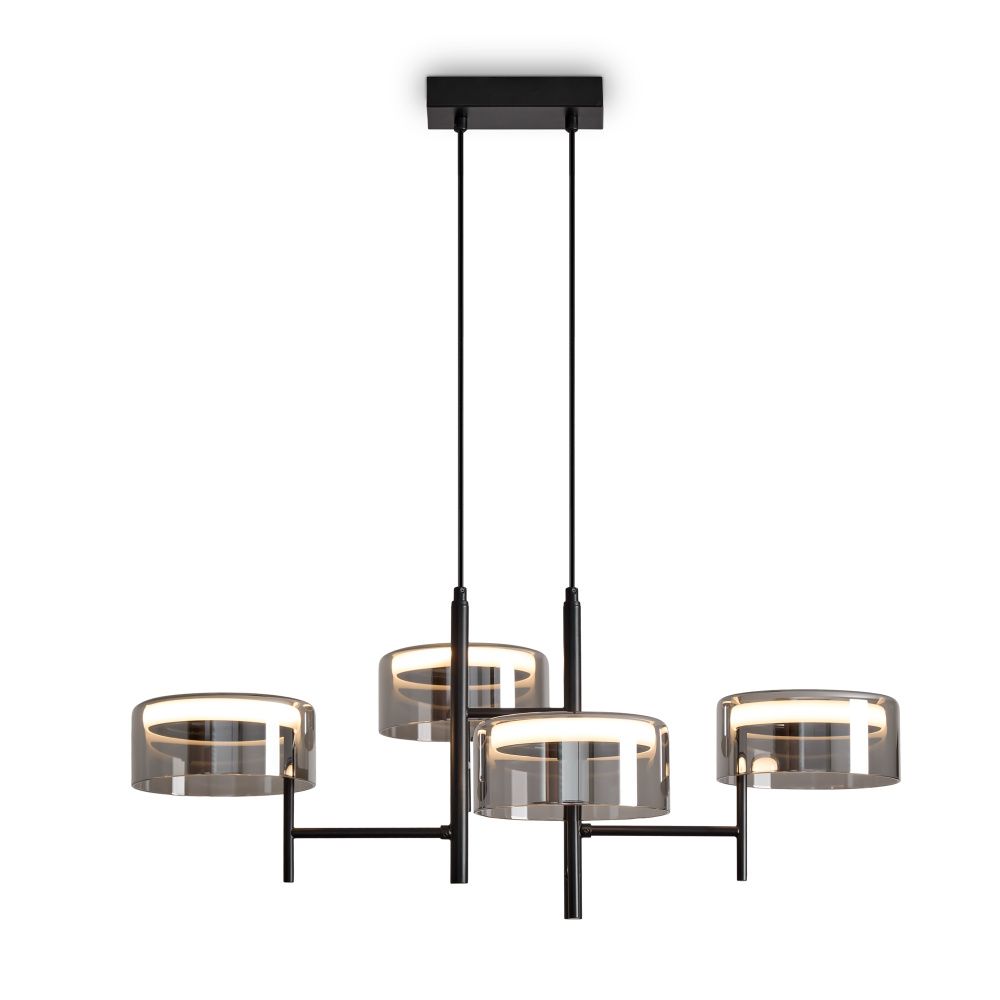 Подвесной светильник 68*50*45-131 см, LED*4W, 3000K, Freya Tower FR5536PL-L14B, Черный