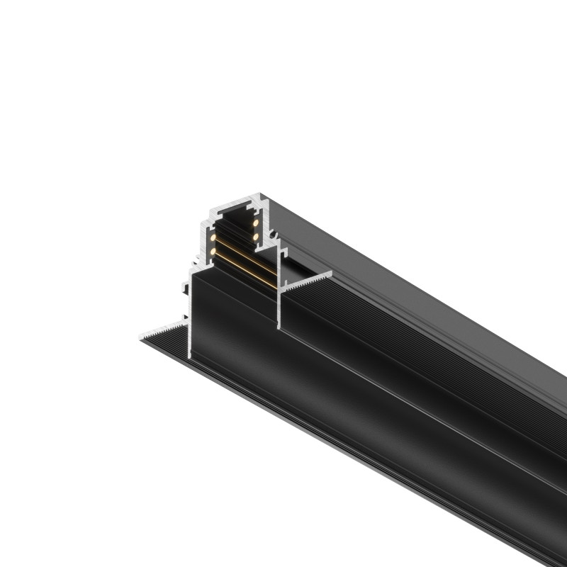 Шинопровод 100 см встраиваемый Maytoni Technical Magnetic track system Gravity TRX010-421B черныйIP 20