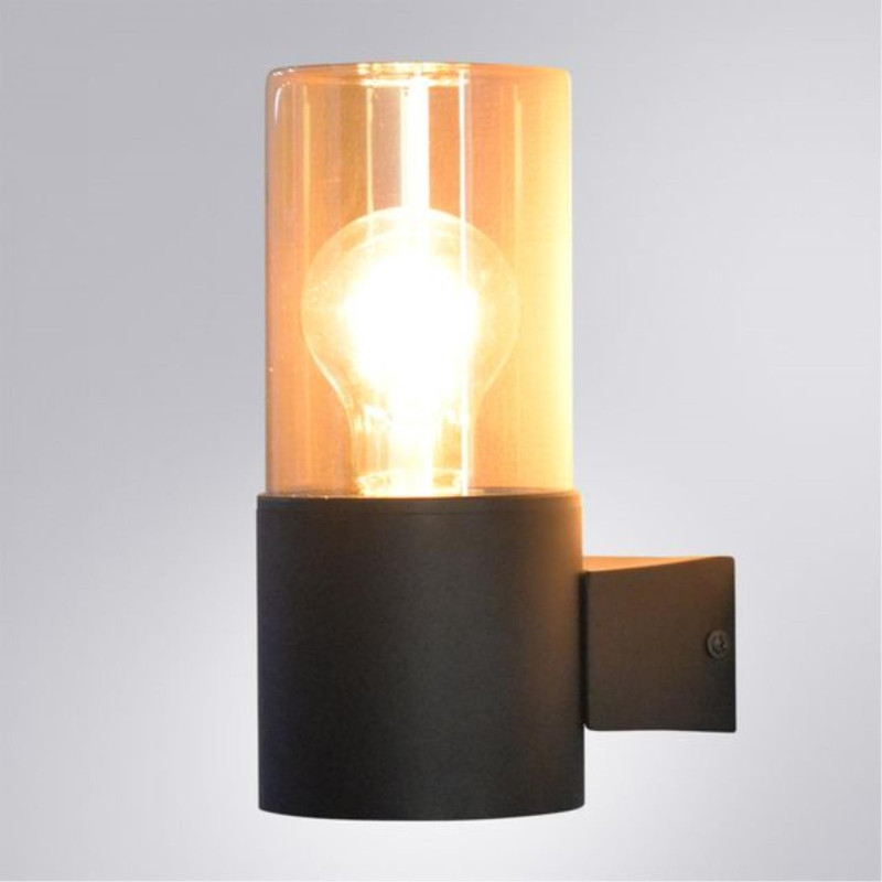 Настенный светильник 14*9*21 cм, 1*E27*40W Arte Lamp Seginus A6515AL-1BK черный