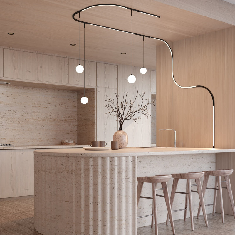 Светильник на шине 107,6*1,4*4539,2 см, LED, 12W, 3000-6000К, Maytoni Technical Flex TR180-1-12WTW-B белый