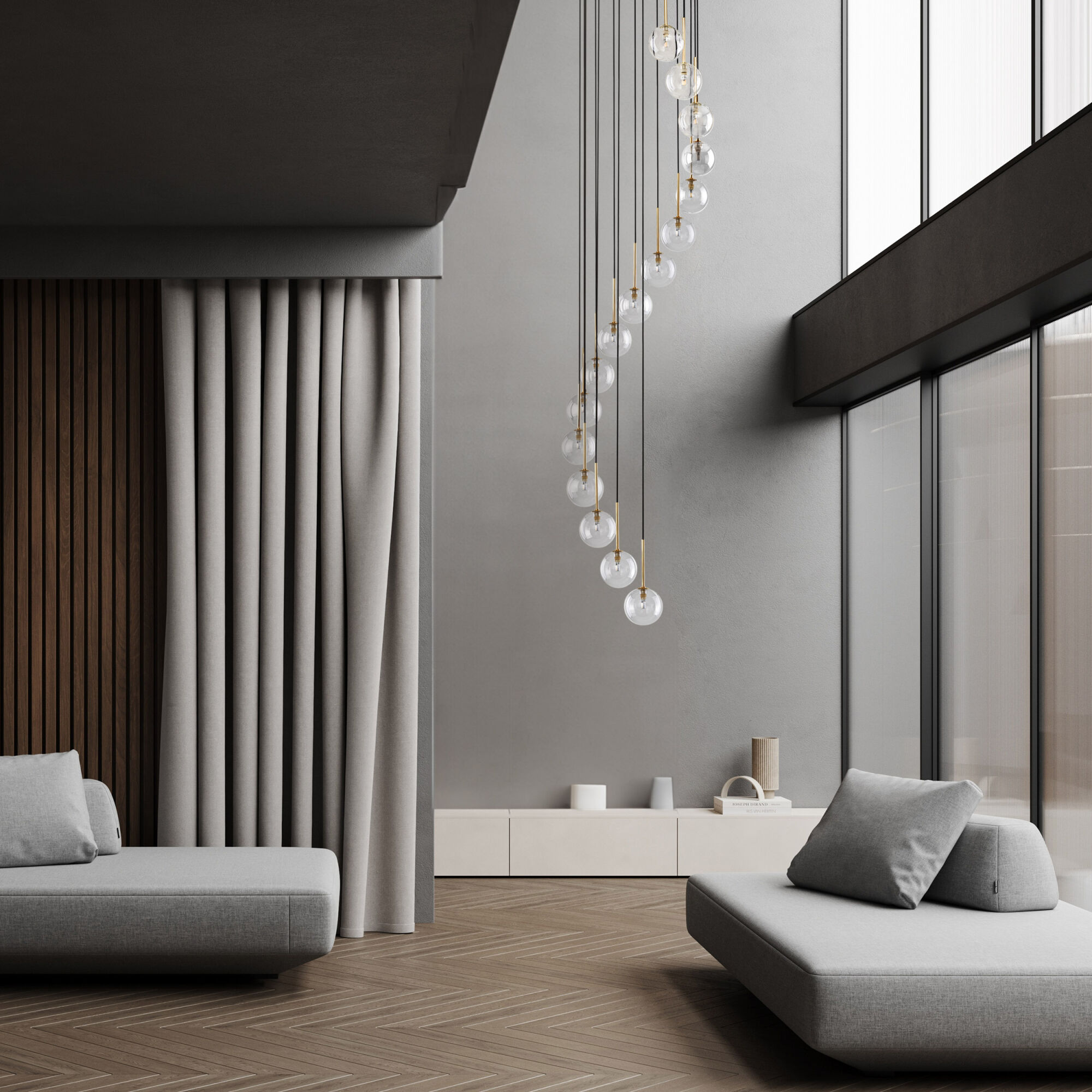 Подвесной светильник 50*50*240 см, 16*G9, W,  TK Lighting Aurora 10182, черный