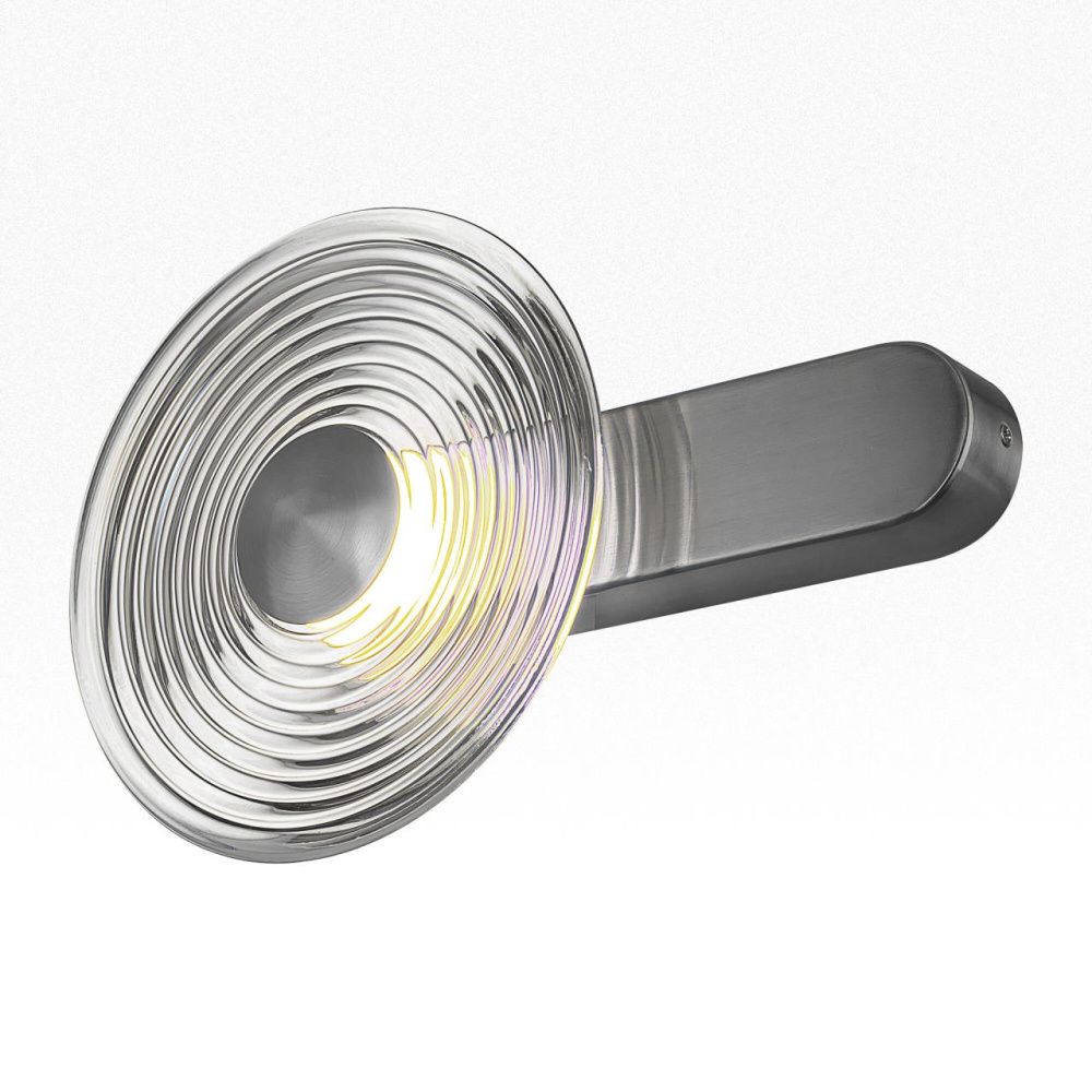 Бра 33 см, 7W, 3000K, Citilux CORTA CL245021, матовый хром