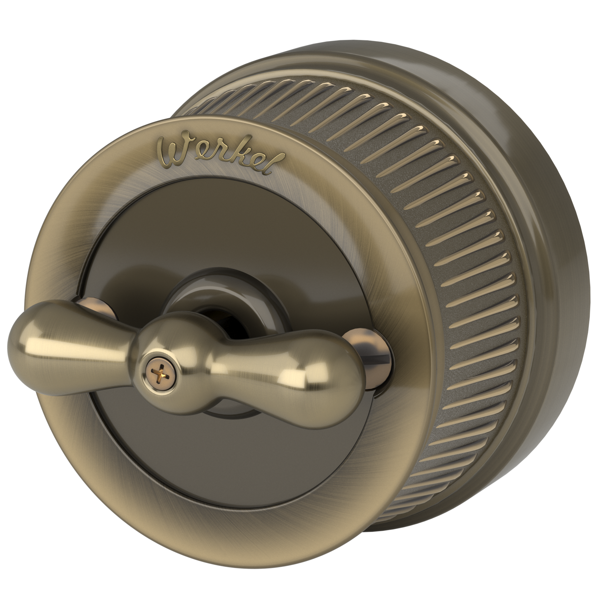 Переключатель/выключатель одноклавишный (бронзовый) Ретро W5712012 Накладные ретро механизмы Ретро бронзовые Werkel