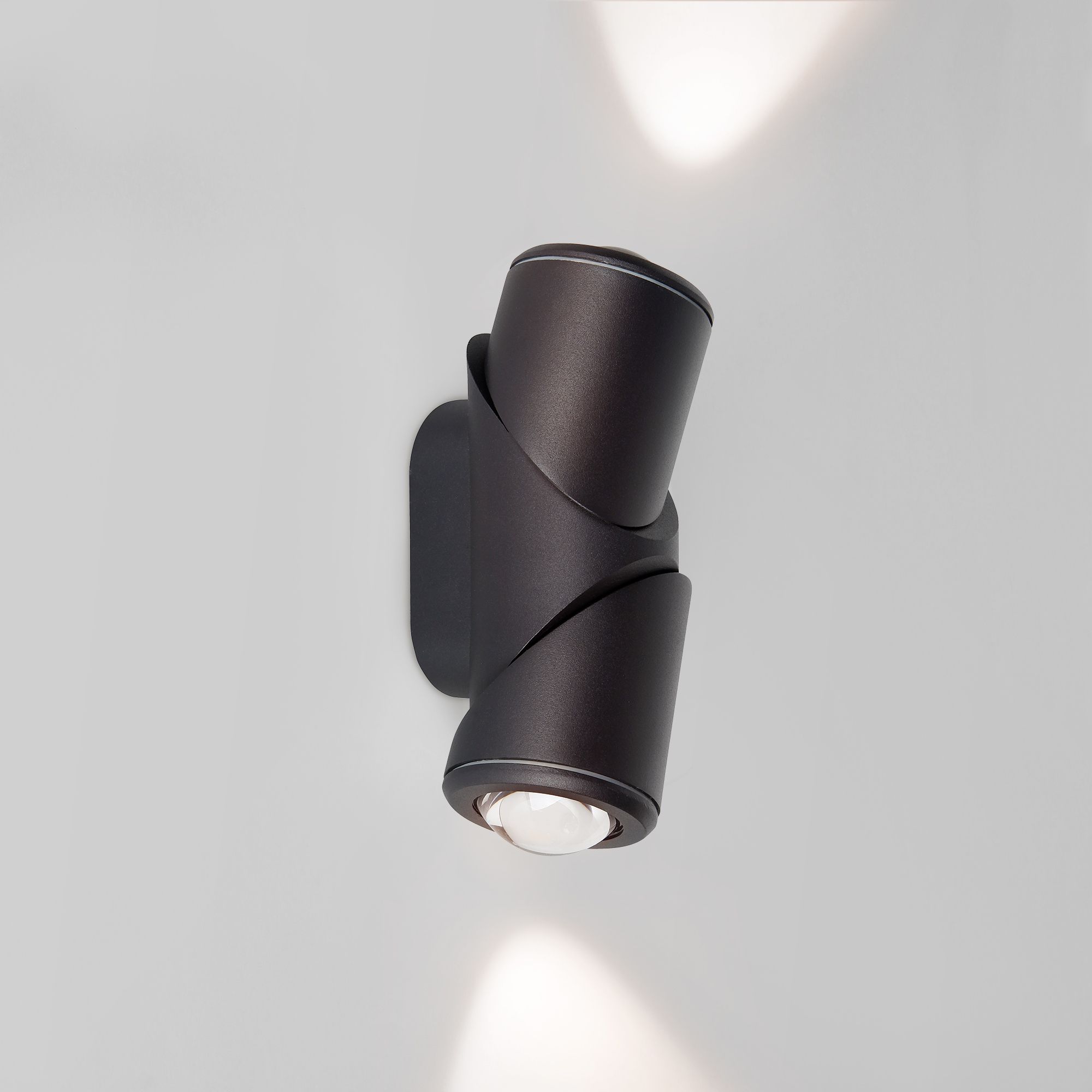 Уличный настенный светодиодный светильник GIRA D LED IP54 35127/D черный Elektrostandard