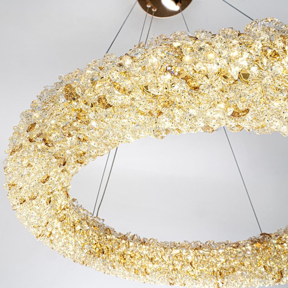 Подвесной светильник 60*30/100 см, LED 120W 2700-4600К MODESTYLE MS.6000.600 GD золото