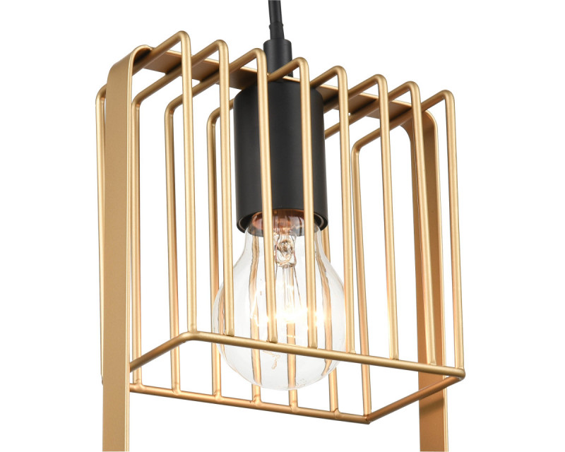 Подвесной светильник  16*146 см, 1*E27 черный, золото Vele Luce Nota VL6414P01