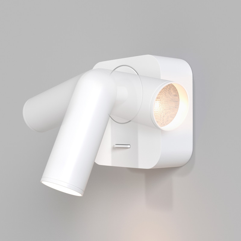 Бра 6 см, 3W, 3000К  Maytoni Mirax C039WL-L3W3K белый