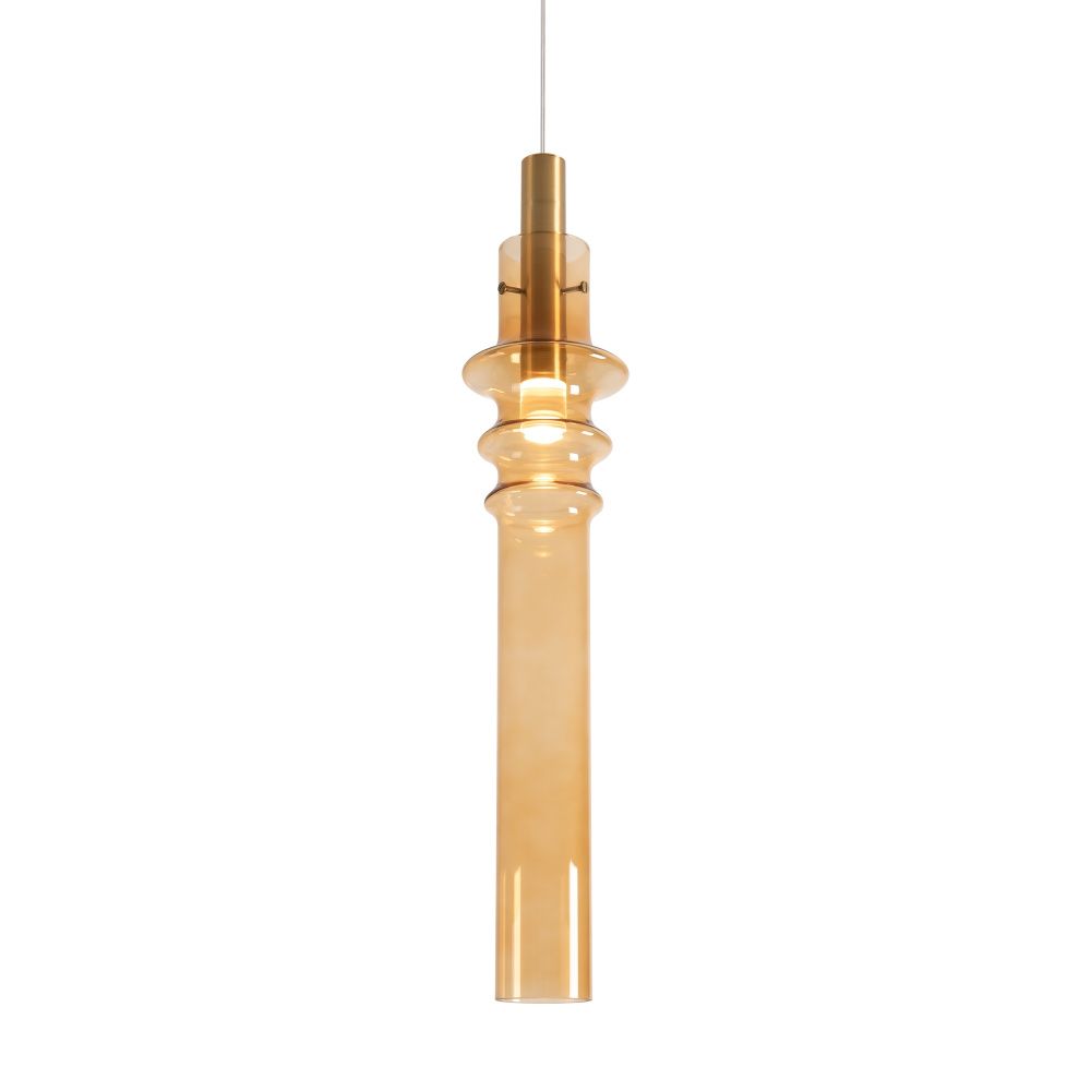 Подвесной светильник *11,5*70-260 см, 1*LED*6W, 3000K, Freya  FR5635PL-L6AM1, Латунь