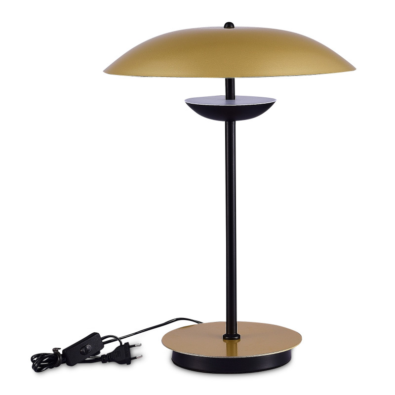 Настольная лампа 35 см, 12W, 3000K ST LUCE ARMONICO SL6502.204.01 Золотистый/Черный