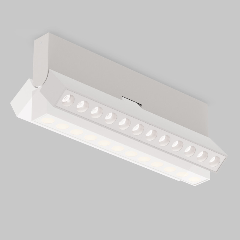 Накладной светильник 22*2,3*8,8 см, LED, 12W, 4000К, Maytoni Technical Points Rot C136CL-12W4K-W белый