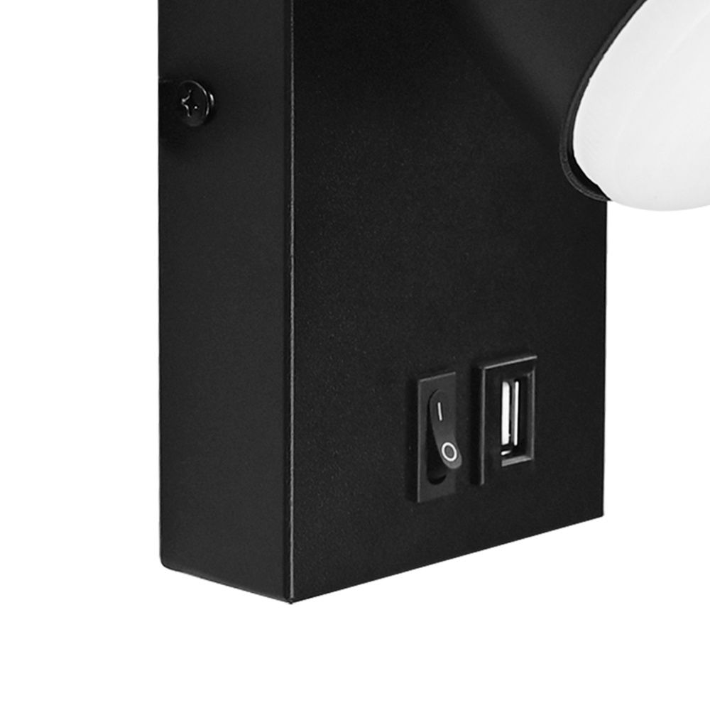 Бра *16 см, 1*Gx53*12W, Lightstar Fico 740617, Черный