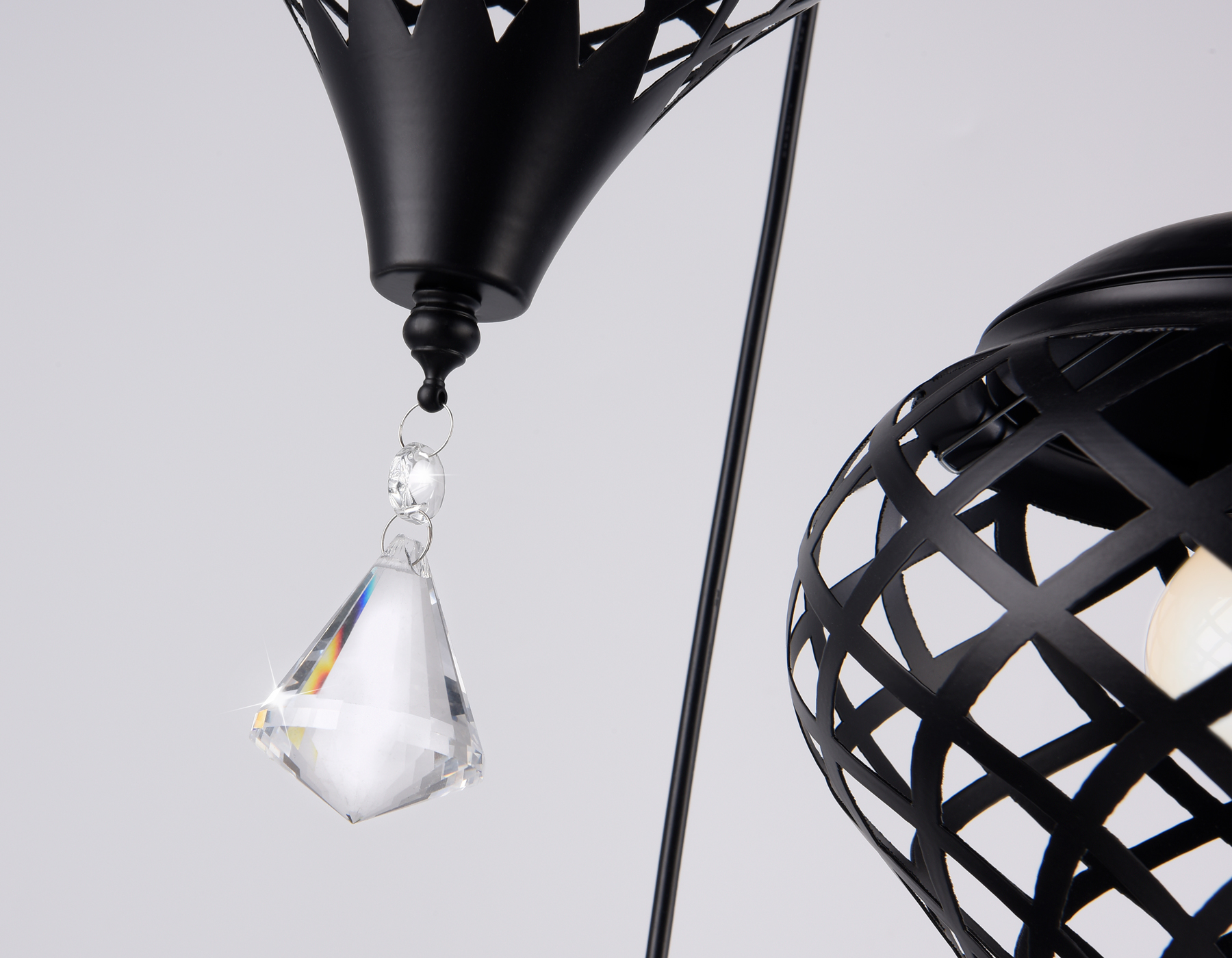 Светильник подвесной 35*29*80 см, E27 W, К, черный Ambrella Traditional Loft TR8444