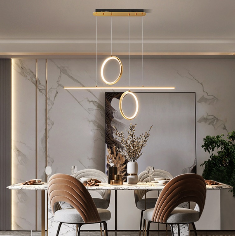 Подвесной светодиодный светильник Inodesign Hoopla Gold 40.1012