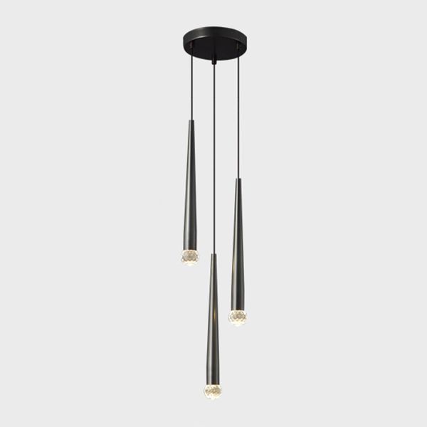 Подвесной светильник MAGRIT LUX MORE L3 Black 40*22*22 см, 3*LED*3W, 3000, 4000, 5000K, ImperiumLoft magrit-lux-more01, Чёрный