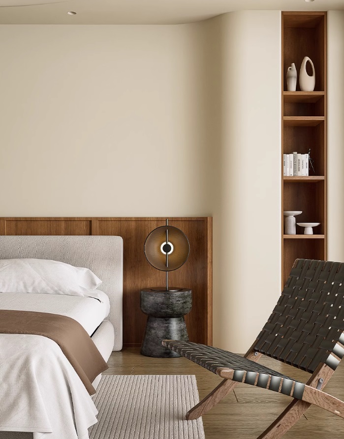 Настольная лампа Inodesign Delano Wood Black 44.5235