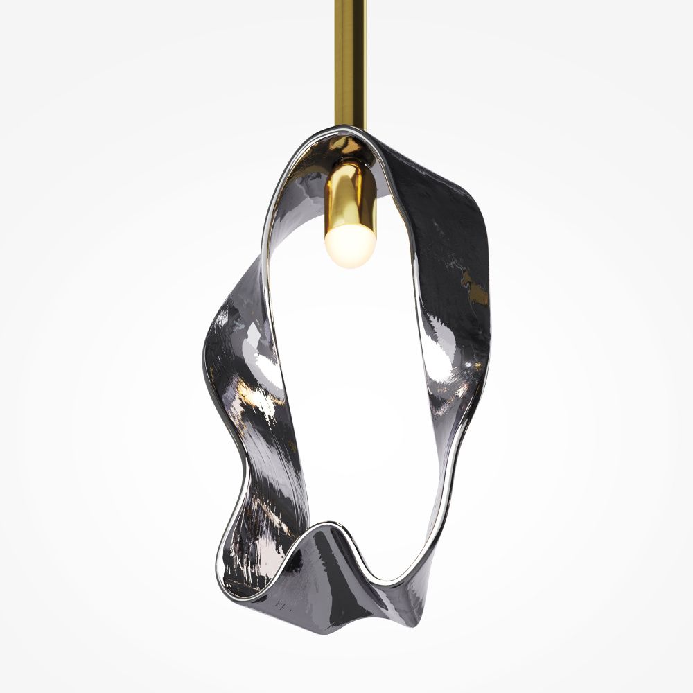 Подвесной светильник 16,2*5,5*49,3-339,3 см, *LED*3W, Maytoni Shiori MOD524PL-L3BSK2, Латунь