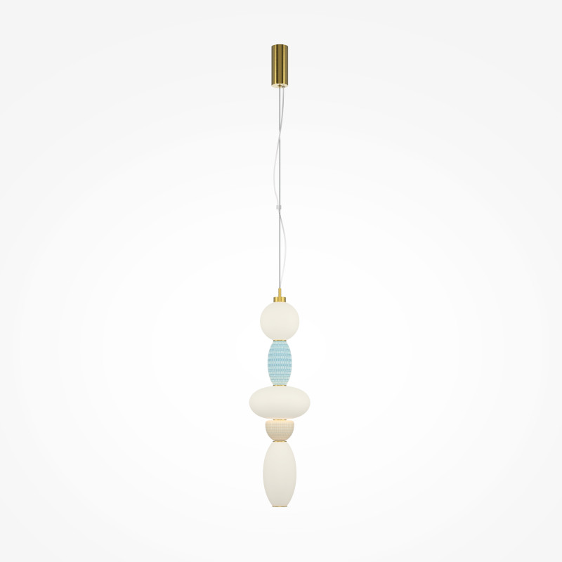 Подвесной светильник 22*400 см, LED 23W 3000K Maytoni Modern Adore MOD297PL-L24BS3K1 латунь