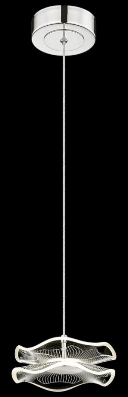 Светильник подвесной Wertmark Helena WE453.02.106, 19*19 см, хром