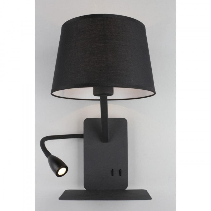 Бра 23*25*38,5 см, 2*E27, 60W, Omnilux Omnilux 628 OML-62811-02, черный