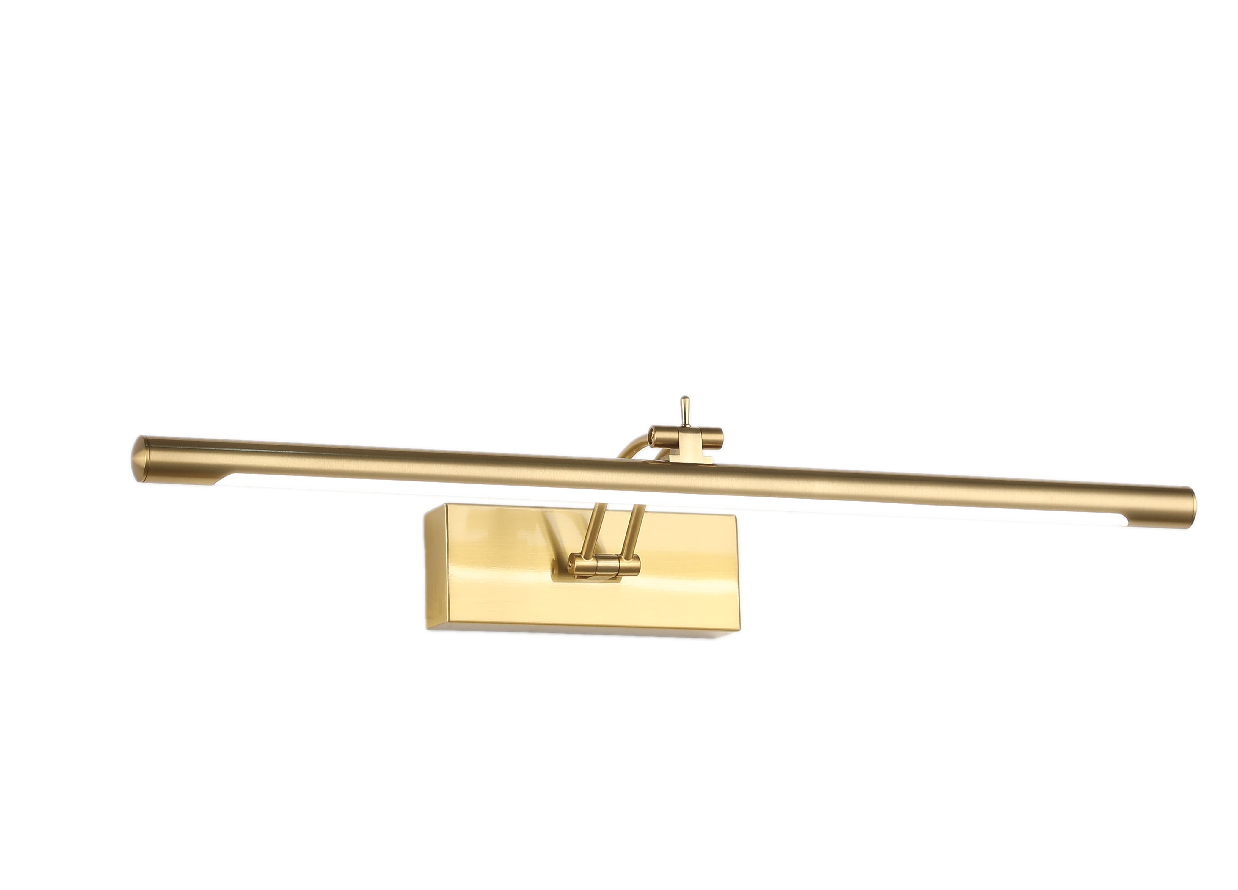 Подсветка 19*4*6 см, LED 9W 4000K латунь Zortes Besser ZRS.64708.9