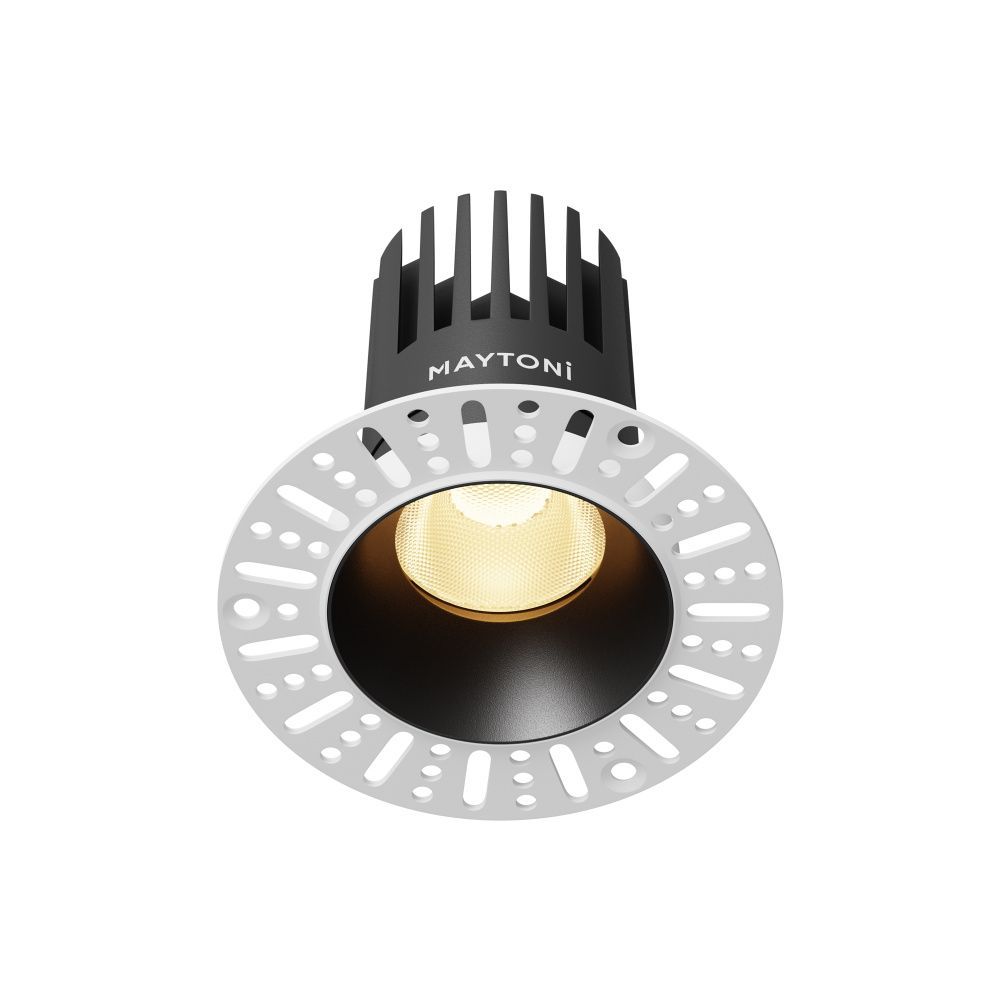 Встраиваемый светильник  DL121-15W-2.7K-TRS-B **-9,8 см, *LED*15W, K, Maytoni technical Dip DL121-15W-2.7K-TRS-B, Черный