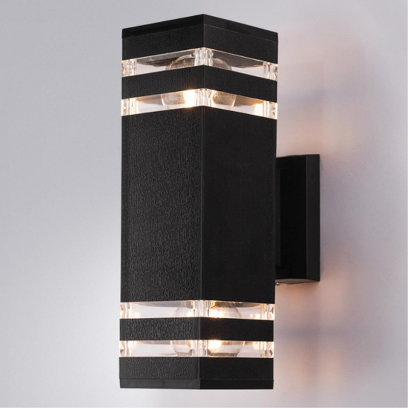 Светильник 29 см, Arte Lamp Hadar A4421AL-2BK, черный