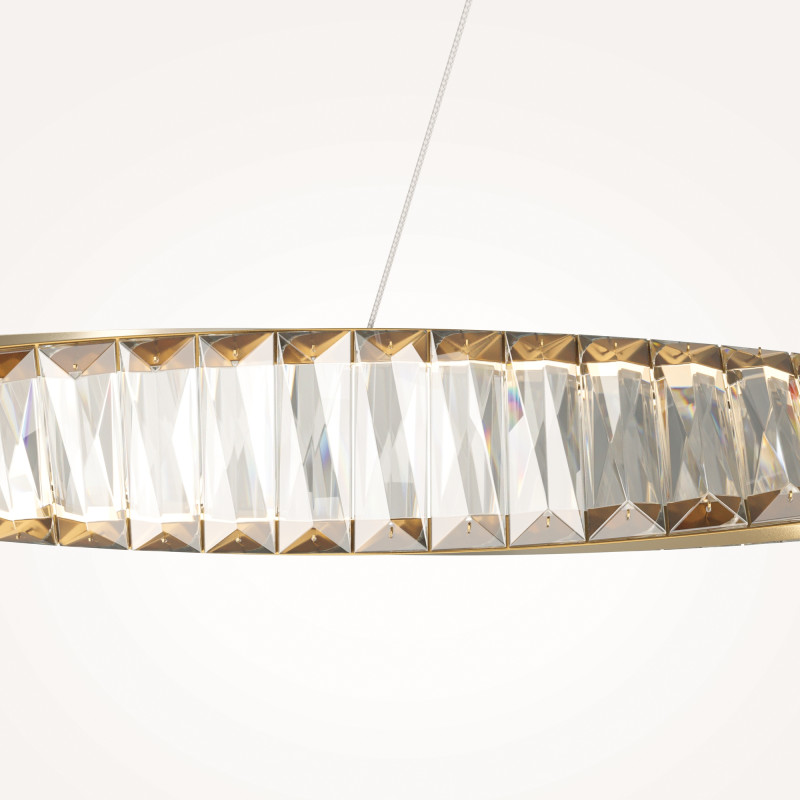Подвесной светильник 100*8*311,1 см, LED, 27W, 3000К, Maytoni Krone P097PL-L28BS3K латунный
