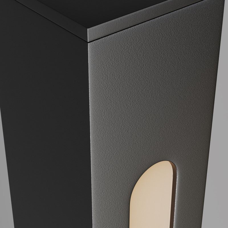 Садово-парковый светильник 2,5*142,2 см, LED, 18W, 3000К, Maytoni Pole O440FL-L18GF3K серый