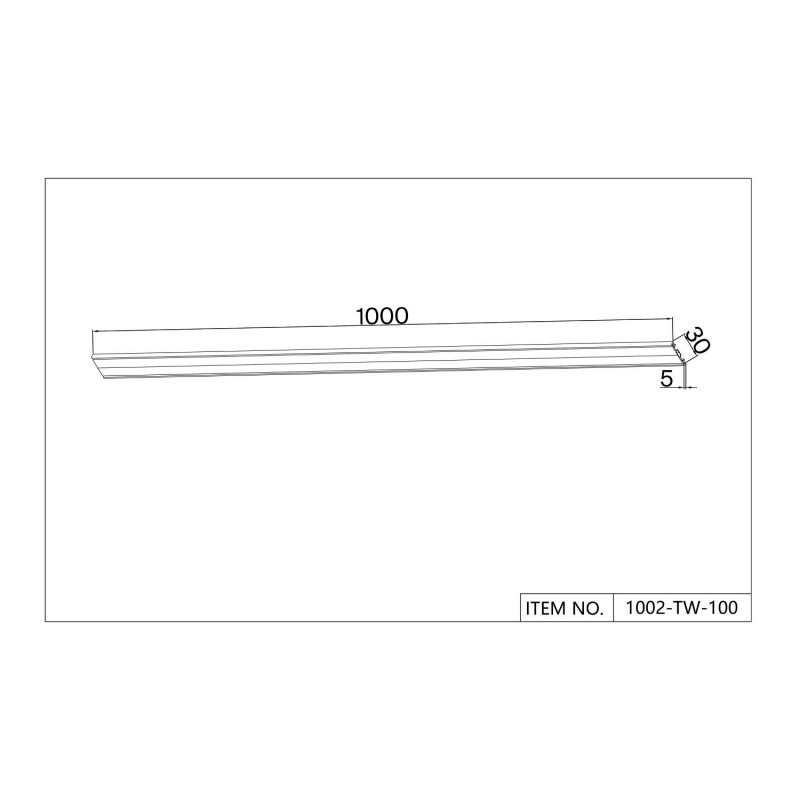 Магнитный шинопровод белого цвета длиной 1м Favourite Unika 1002-TW-100
