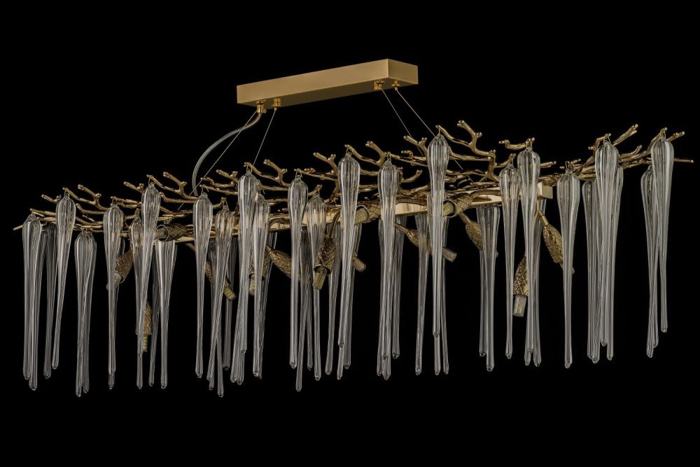 Люстра подвесная ** см, 14*G9*40W, Dio D`arte Tavenna Gold Tavenna H 1.5.120x40.101 G, золотой