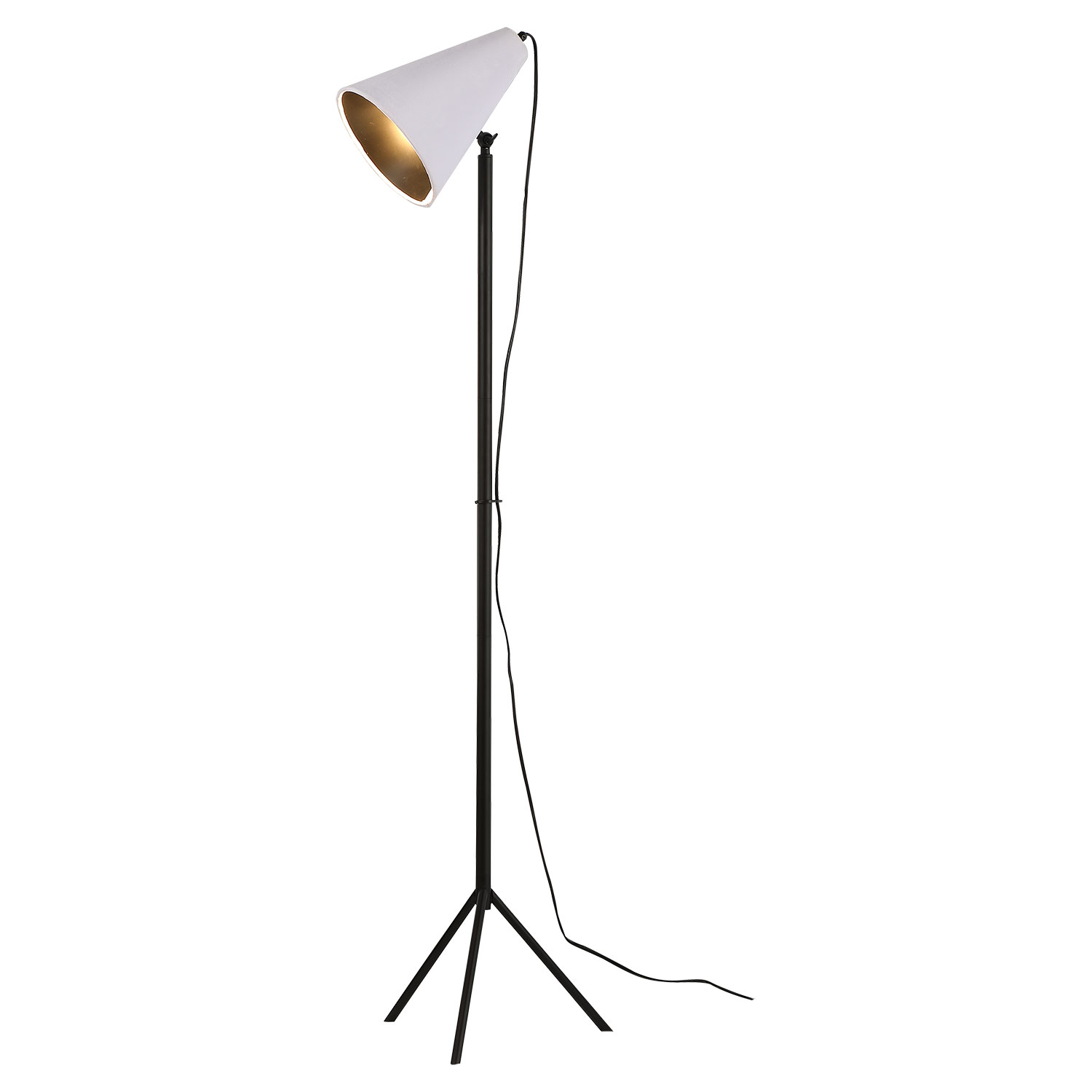 Торшер Lussole Cozy GRLSP-0564, 40*144 см, черный