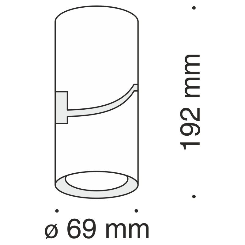 Светодиодный спот Maytoni Tube C019CW-01W, белый