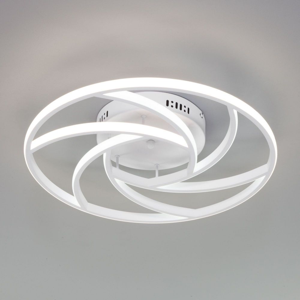 Светодиодный светильник 50 см, 100W, 3300-6500K, Eurosvet 90207/1, белый