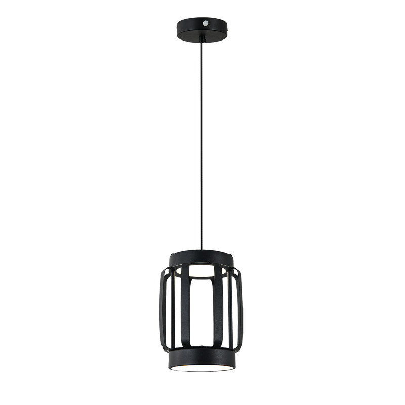 Подвесной светильник 15*15*150 см, LED, 24W, 3000К-6000K, Indigo CAPSULA V000155L черный, 14027/2P Black
