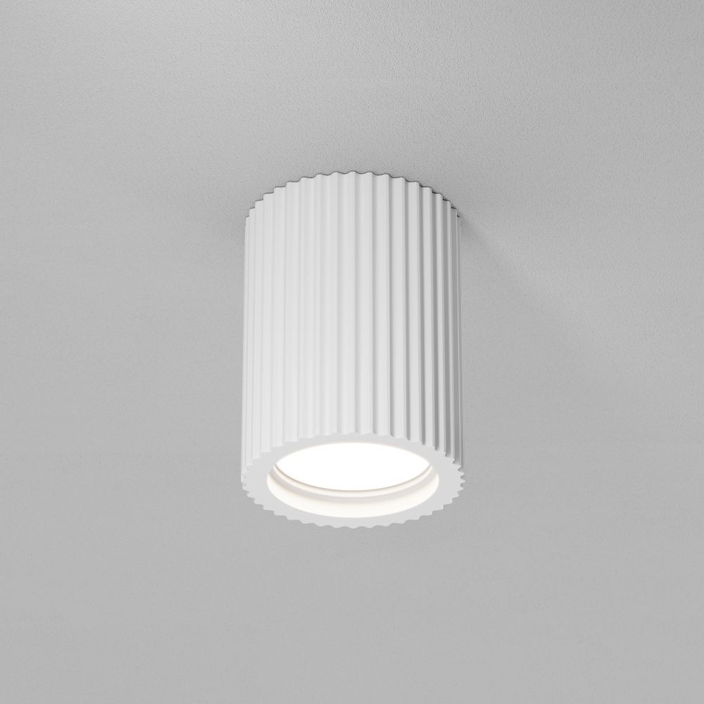Светильник  C121CL-GU10-W **-9 см, 1*GU10*10W, K, Maytoni technical Conik gyps C121CL-GU10-W, Белый