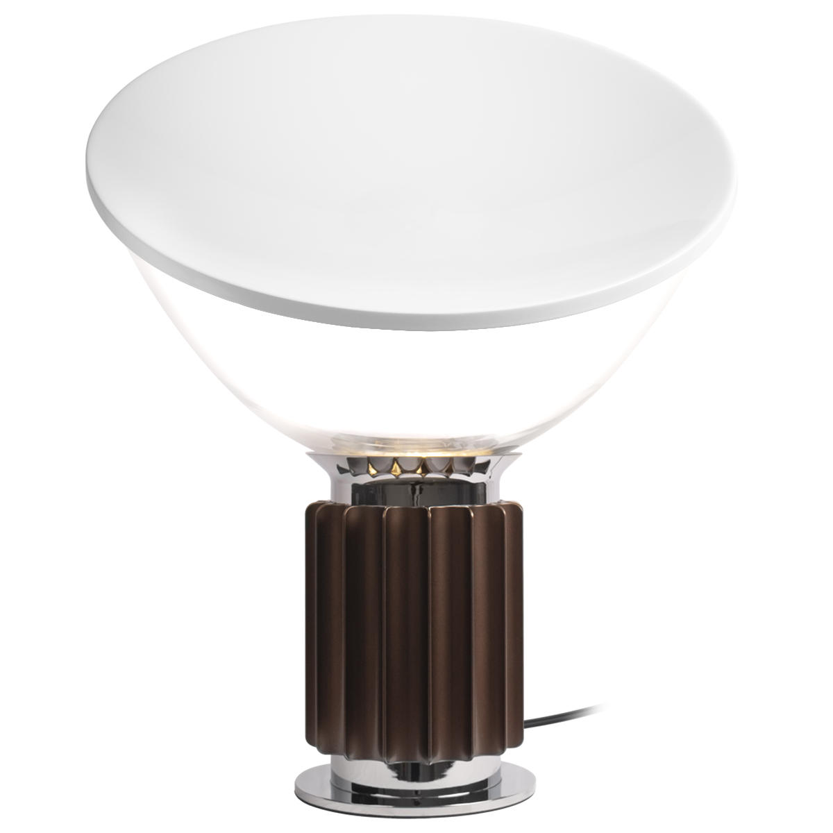 Настольная лампа 37*49 см, 1*E27*40W LOFT IT Taccia 10294/S Brown бронза, хром