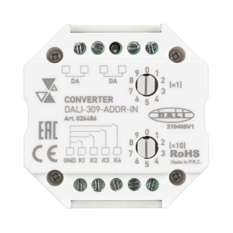 INTELLIGENT ARLIGHT Конвертер DALI-309-ADDR-IN (DALI bus) (IARL, -) 026486