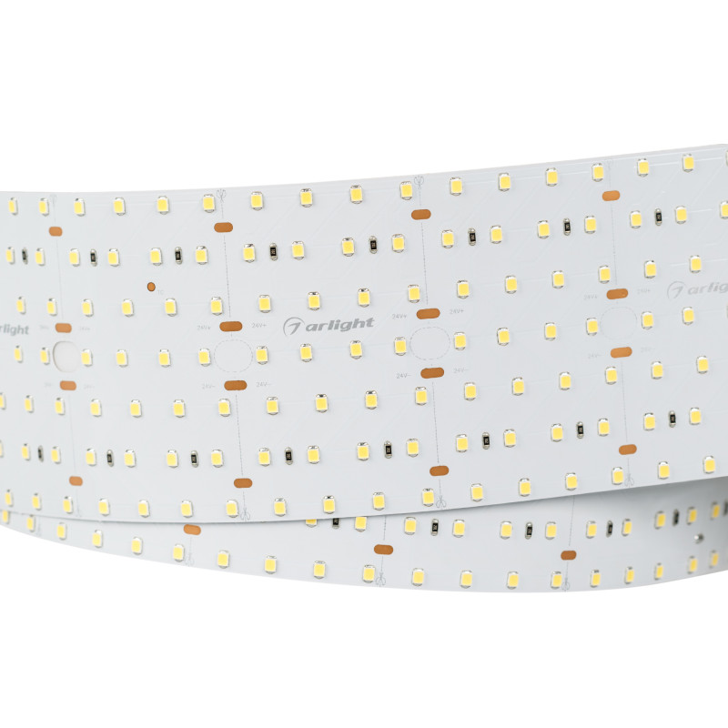 Лента S2-2500 24V Warm 2700K 85mm (2835, 560 LED/m, LUX) (Arlight, 40 Вт/м, IP20) 023409. Цена указана за 2,5 метров. Продается кратно 2,5 метрам.