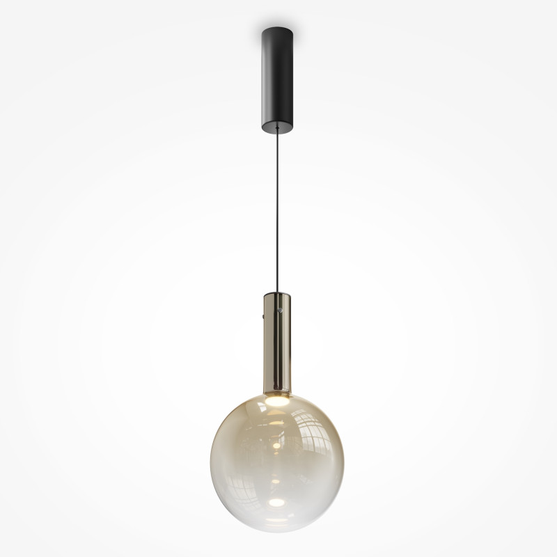 Светильник 25 см,6W, 3000K, Maytoni MOD182PL-L6CG3K, черный