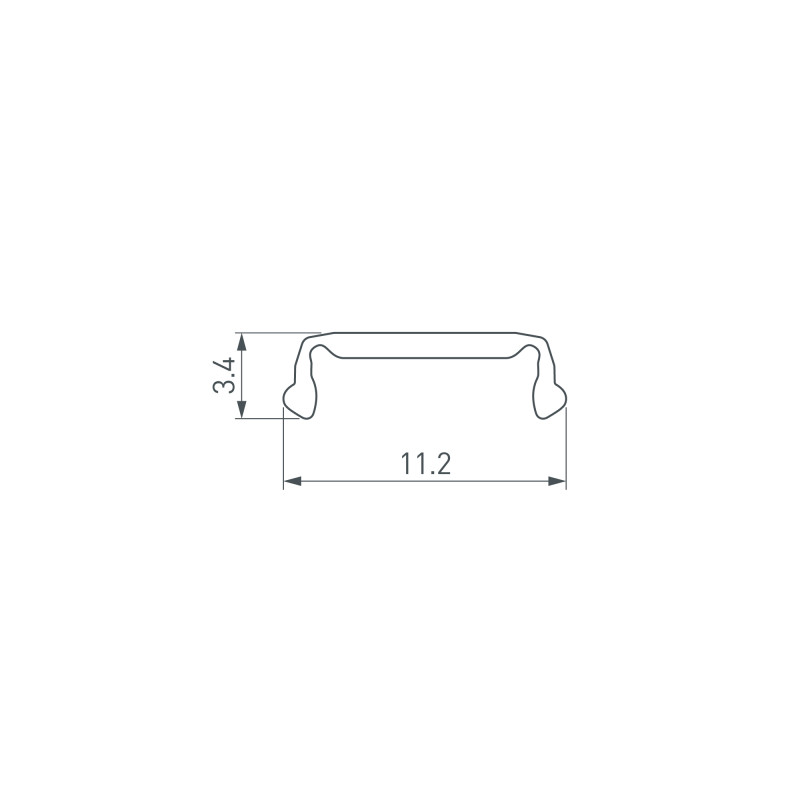 Экран Arlight 039948 200*1*0,4 см. Цена указана за 2 метра. Продается кратно 2 метрам.