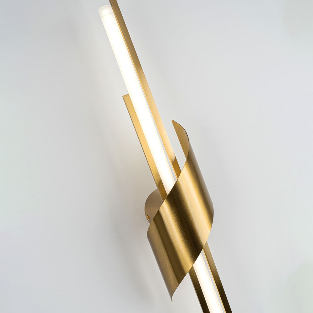 Бра 12*11*-85,5 см, *LED*6W, 4200K, Modelux  ML.655.850 BS, Латунь