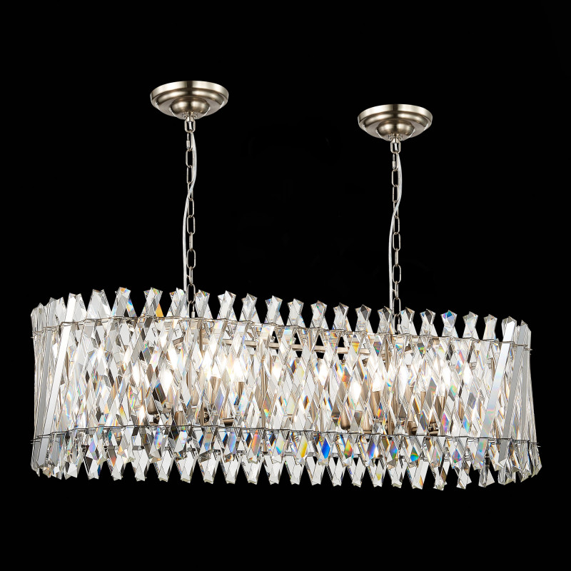 Люстра подвесная 100*35 см, ST LUCE FABIO SL1170.103.12 Никель