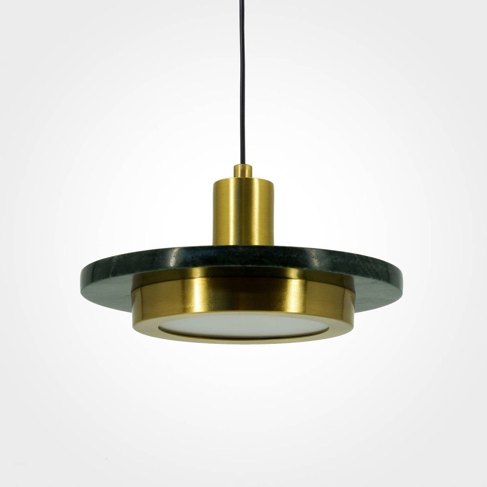 Светильник подвесной *20-180 см, 1*LED*10W, 3000K, Lightera Croix LE129L-20GRA, Латунь