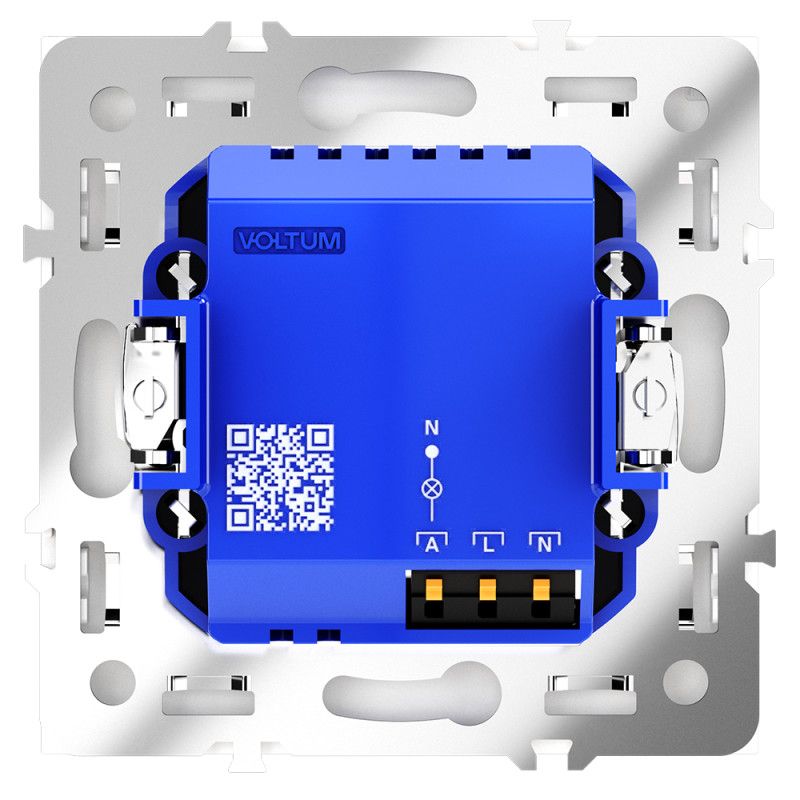 Датчик движения встраиваемый Voltum S70, кашемир пластик Soft touch VLS070503