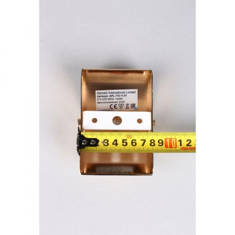 Бра 27*16*29 см, 1*E14, 40W, Aployt Okin APL.715.11.01, золотой