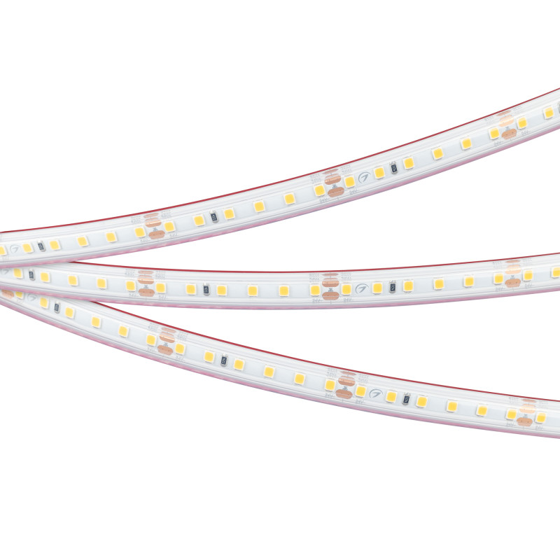 Лента герметичная RTW-PS-A120-10mm 24V Warm3000 (9.6 W/m, IP67, 2835, 5m) (Arlight, 9.6 Вт/м, IP67) 021462(2). Цена указана за 5 метров. Продается кратно 5 метрам.