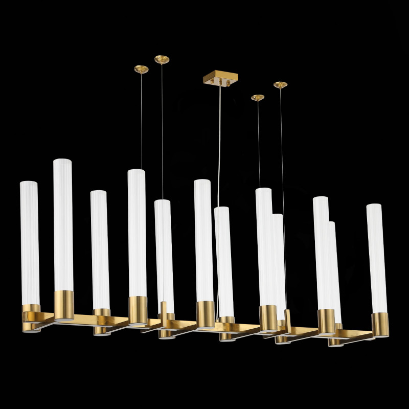 Люстра подвесная 150*34 см, 60W, 4000K ST LUCE TERNI SL1229.303.12 Латунь