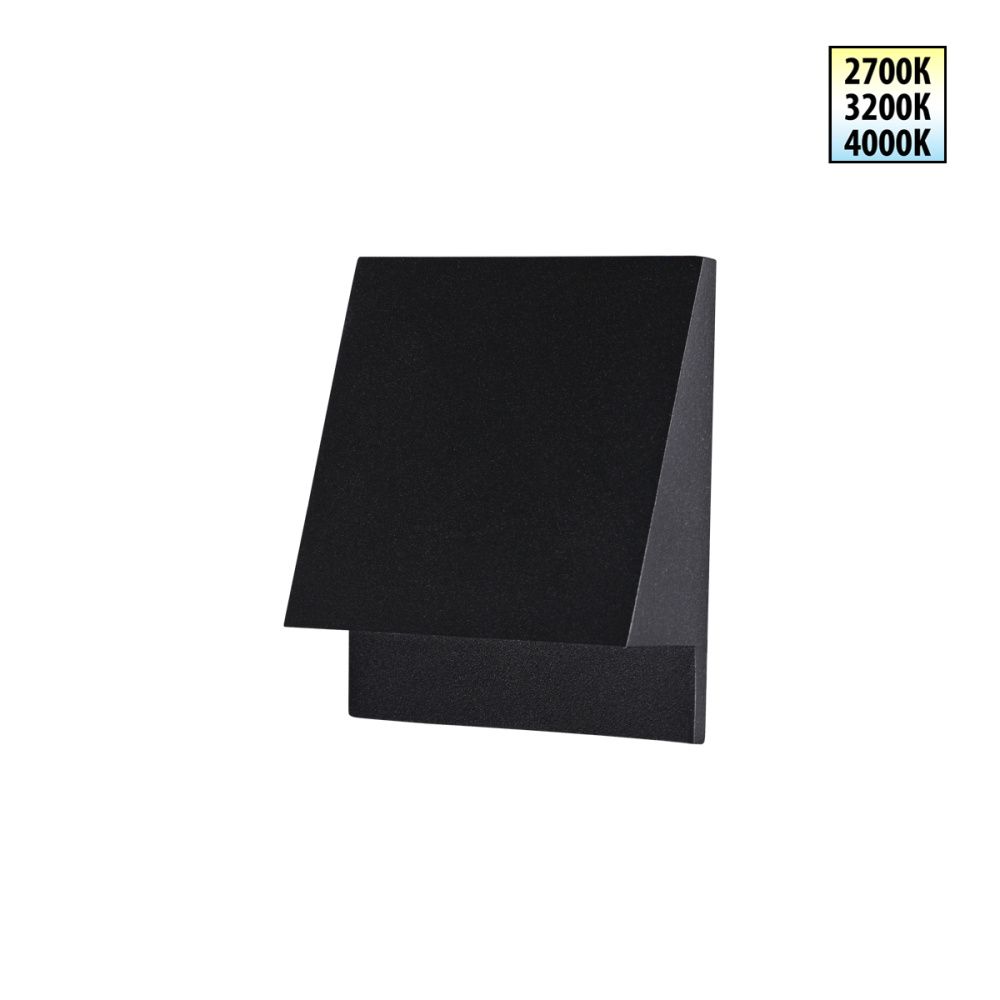 Подсветка для лестниц с переключателем цв. температуры 8 см, 3W, 2700-4000K, Novotech 359723, черный