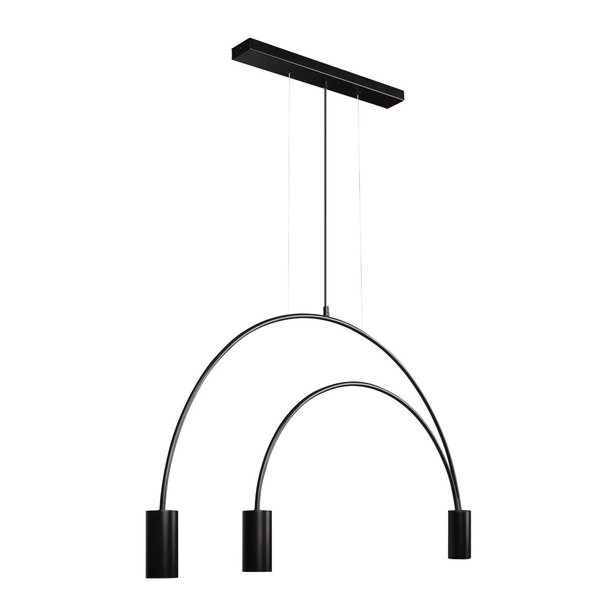 Подвесной светильник 86 см, 3*GU10*5W 3000K черный LOFT IT Volta 5044-3
