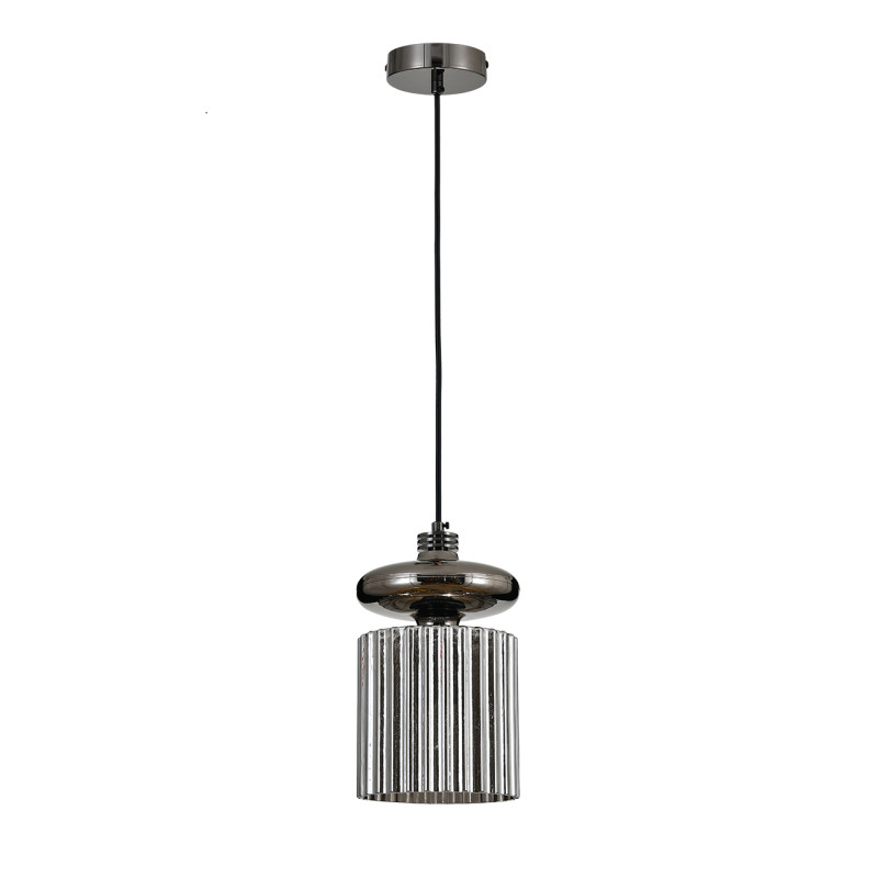 Подвесной светильник 16*16*173 см, 1*E27, 60W, Indigo MISTICO V000590 хром, 11057/1P Smoke
